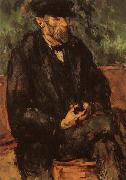 Paul Cezanne Portrati du jardinier Vallier oil painting artist